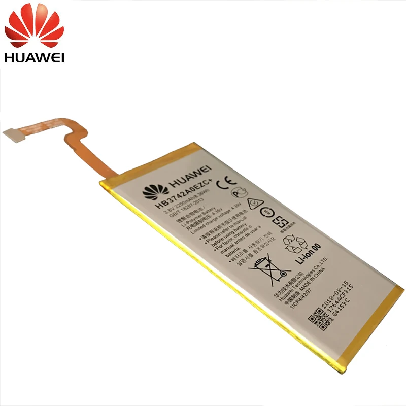 Huawei оригинальный телефон Батарея HB3742A0EZC + для huawei Ascend P8 Lite 2200 mAh Замена батарей
