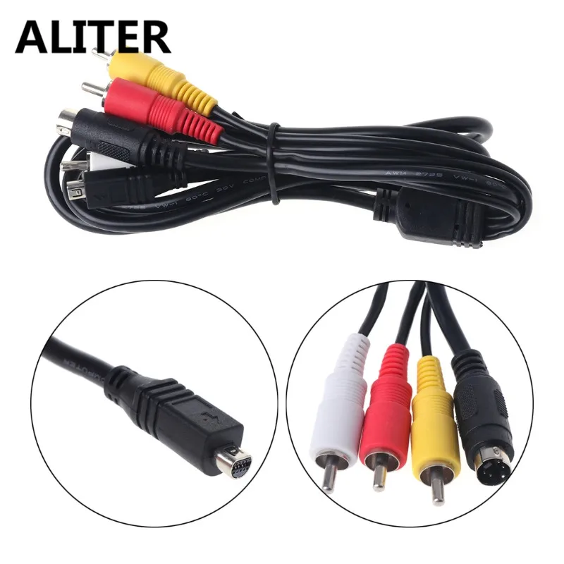 ALITER VMC 15FS A/V TV Out аудио видео кабель для Sony видеокамеры Handycam DCR серии|sony video cable|sony