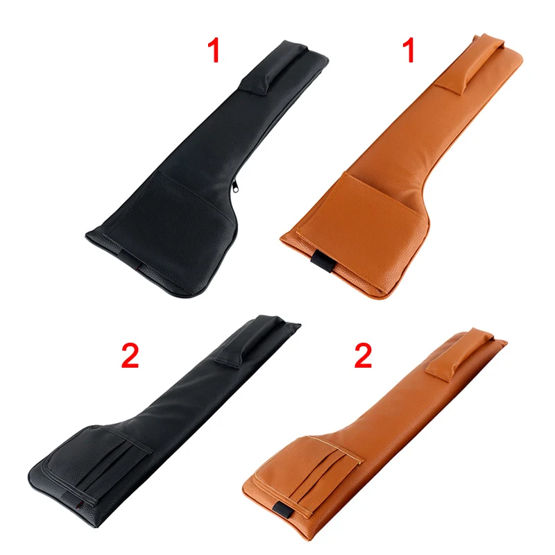 1 Pair Car Seat Storage Strip Multifunctional Seat Side Gaps Slit Filler Pockets M8617