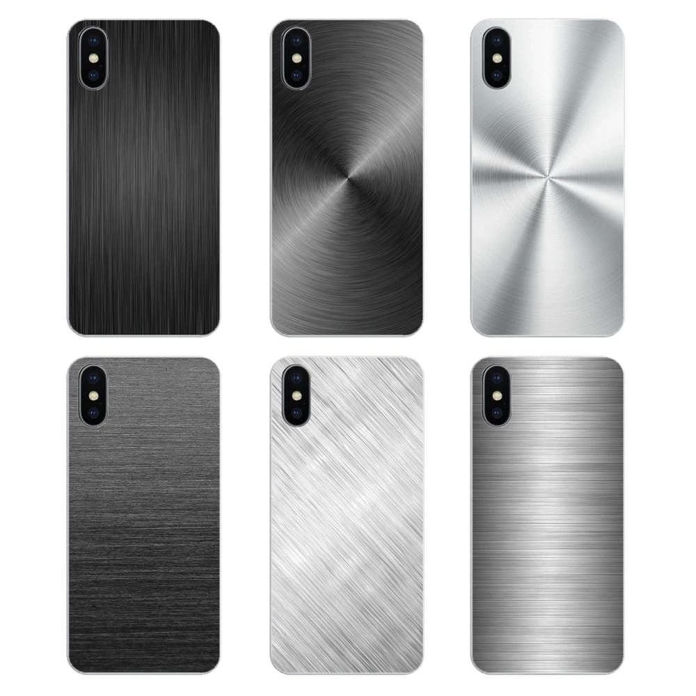 Мягкий чехол для телефона из ТПУ с матовой металлической текстурой