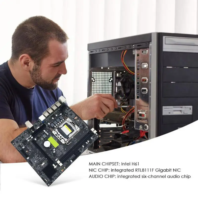X79 Lga 1356 Pin настольная материнская плата Recc Ddr3 Серверная ЦП двойной двухканальный