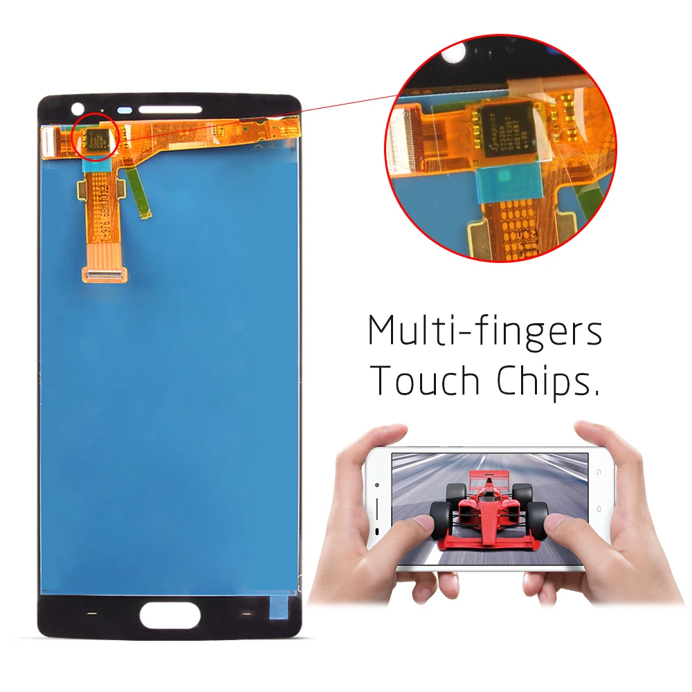 5.5'' LCD Display For OnePlus 2 With Touch Screen Digitizer One Plus Two Replacement Parts A2001 A2003 A2005 | Мобильные