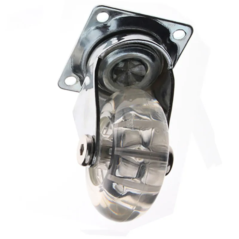 1 шт. 50 мм прозрачный полиуретановый ролик фотоплатформа колеса на колесиках