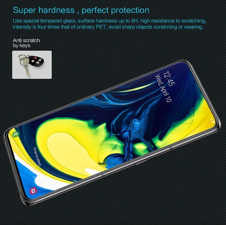 Защитное стекло для экрана NILLKIN Amazing H/H+ PRO 9H для samsung galaxy a80 версия