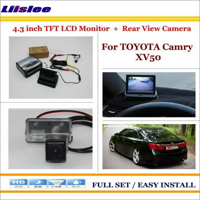 Автомобильная камера для Toyota Camry XV50 2012-2015 заднего вида 4 3 &quotцветной ЖК-монитор