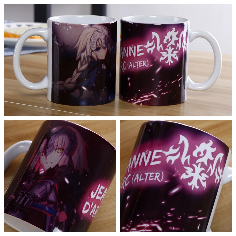 Аниме Fate Grand Order Jeanne dArc Alter Saber Tamamo no Mae Okita Souji Merlin Scathach Emiya кружка для косплея персонаж FGO