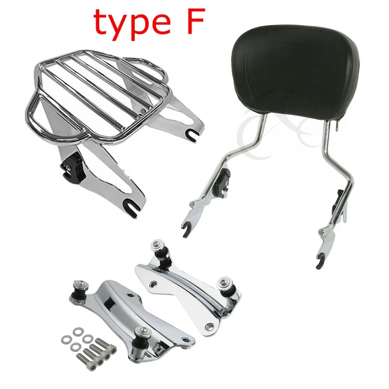 Комплект для хранения спинки и багажника Harley Touring Road King Street Electra Glide FLHR FLHXS 14