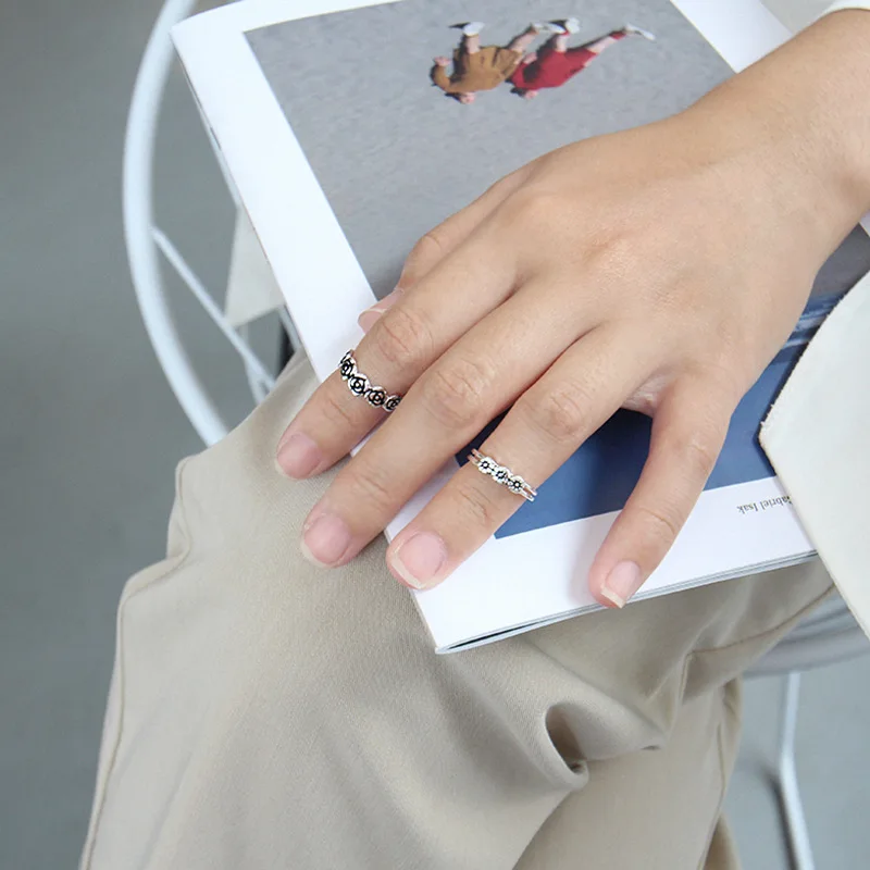 2019 горячая Распродажа кольца из стерлингового серебра 925 для женщин Европейский