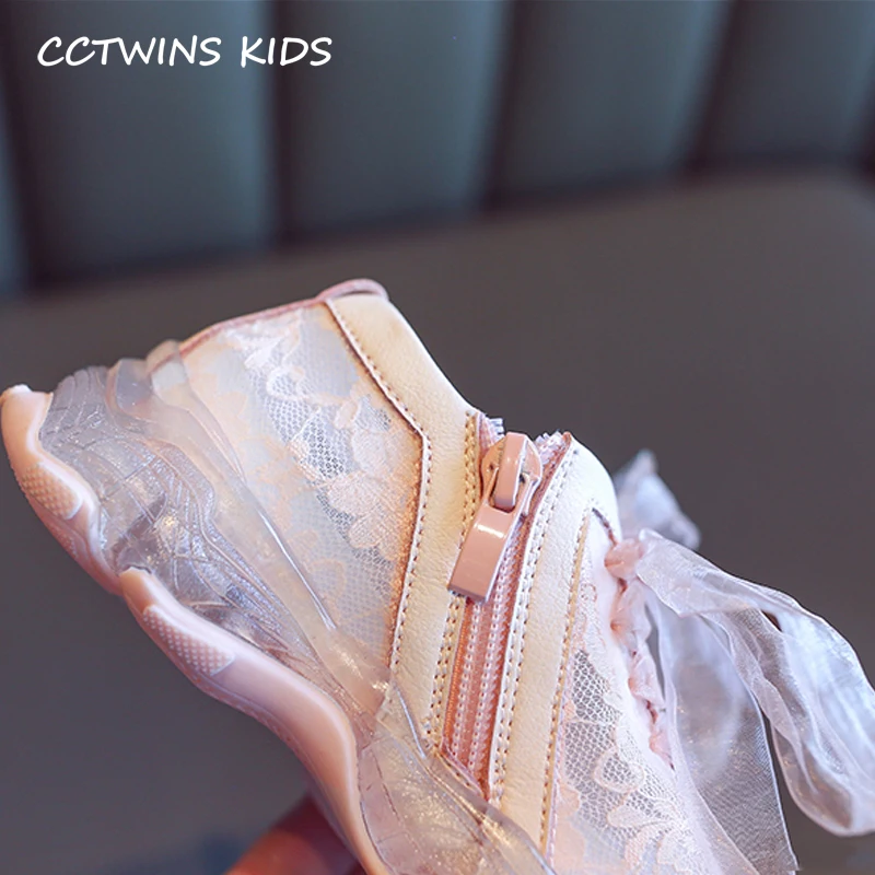 CCTWINS/детская обувь; коллекция года; сезон весна; модная кружевная обувь из натуральной кожи для девочек; детские белые кроссовки для малышей; спортивные кроссовки; FS2849