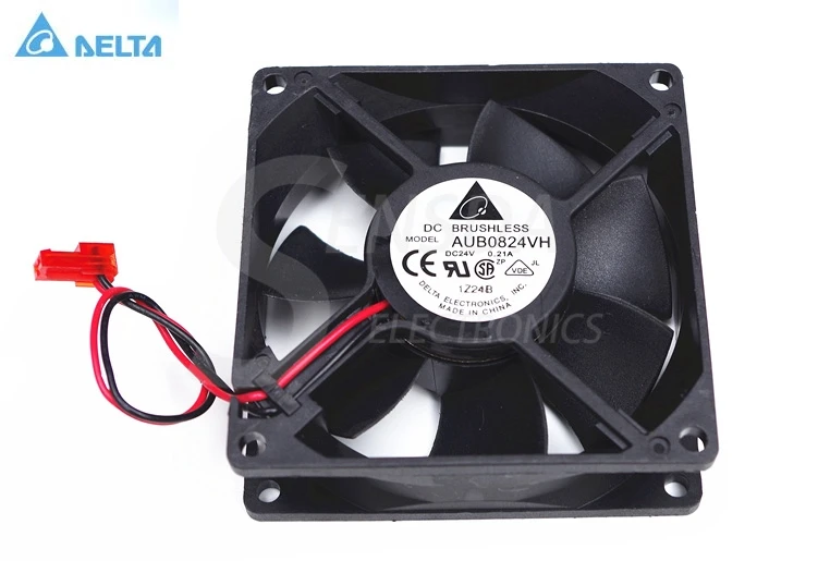 Для delta AUB0824VH 8 см 80 мм 8025 DC 24V 0.21A серверный инвертор осевой вентилятор охлаждения |