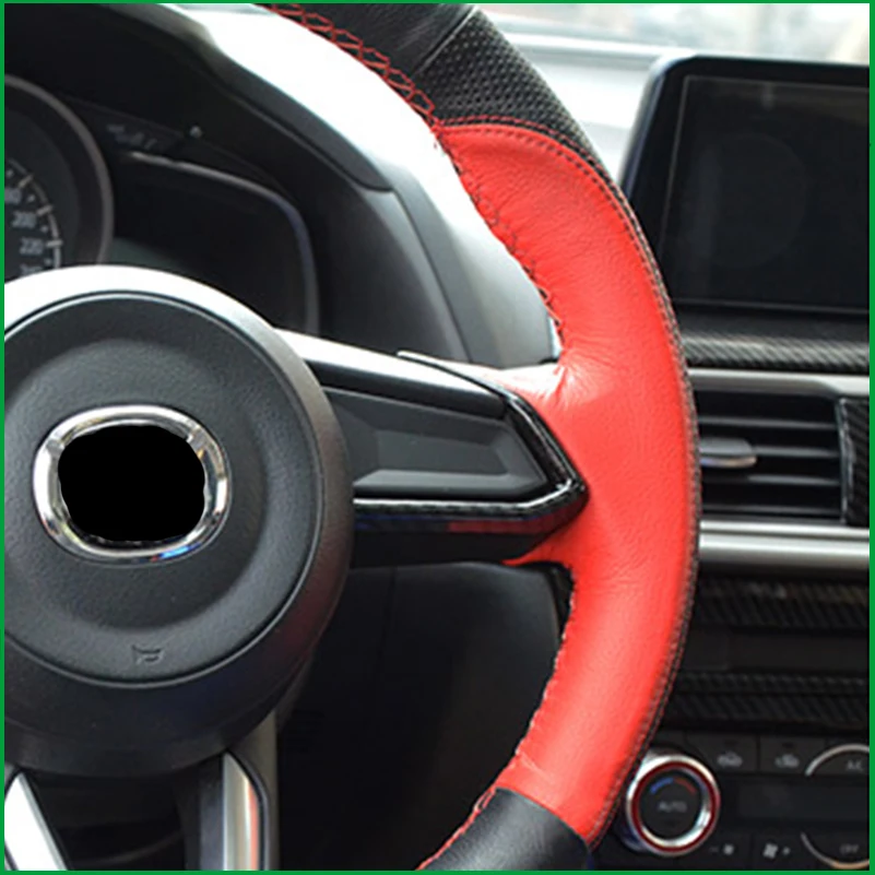 Авто Стайлинг ABS хромовое углеродное волокно Принт Стиль рулевое колесо панель