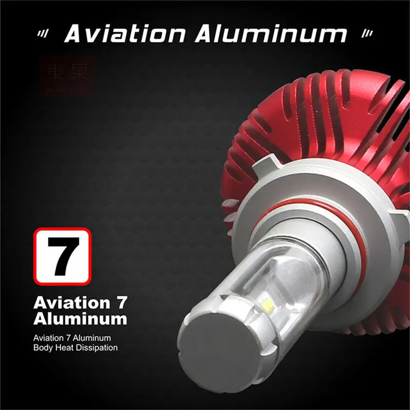 9012 HIR2 Car Lights LED 6500K 12000Lm/set ZES Headlight Bulbs Lamp for Auto Headlamp Lamps Light Accessories Styling | Автомобили и
