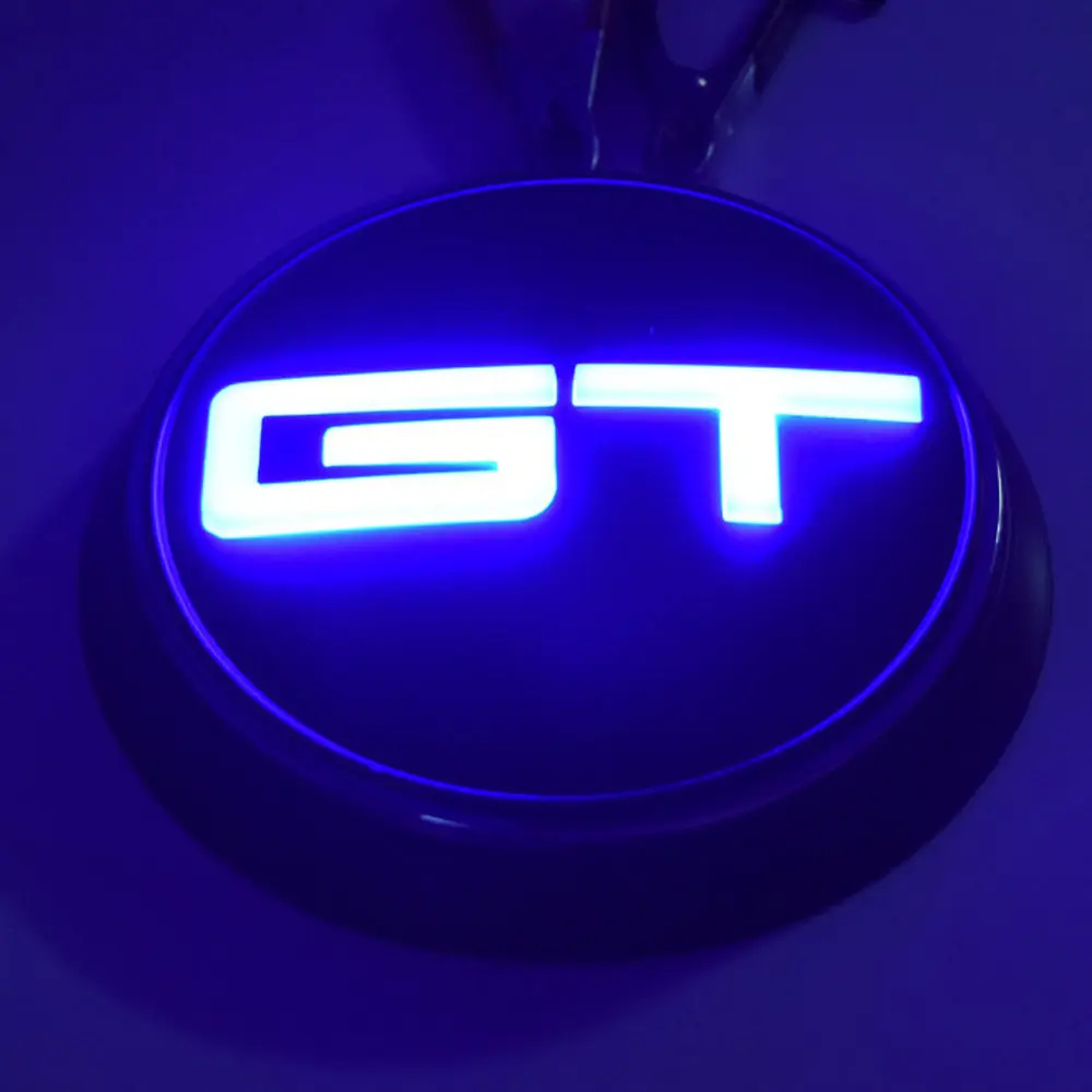 Красный/синий/белый GT Logo крышка багажника автомобиля эмблема задний