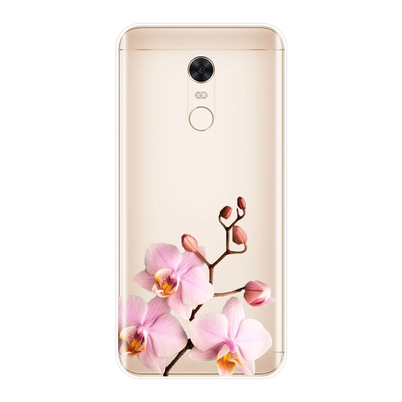 Чехол для телефона из ТПУ с цветами Pocophone F1 Xiaomi Redmi S2 4A 5A 6A 5 Plus Note 4 4X 6 Pro Prime Мягкая