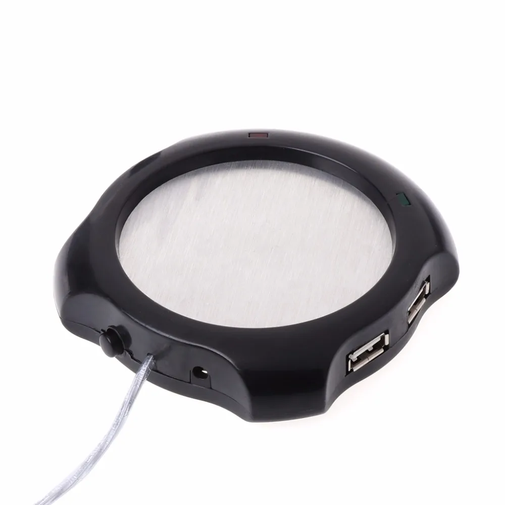 4 USB концентратор Электрический питательный стаканчик грелка Pad пластина для