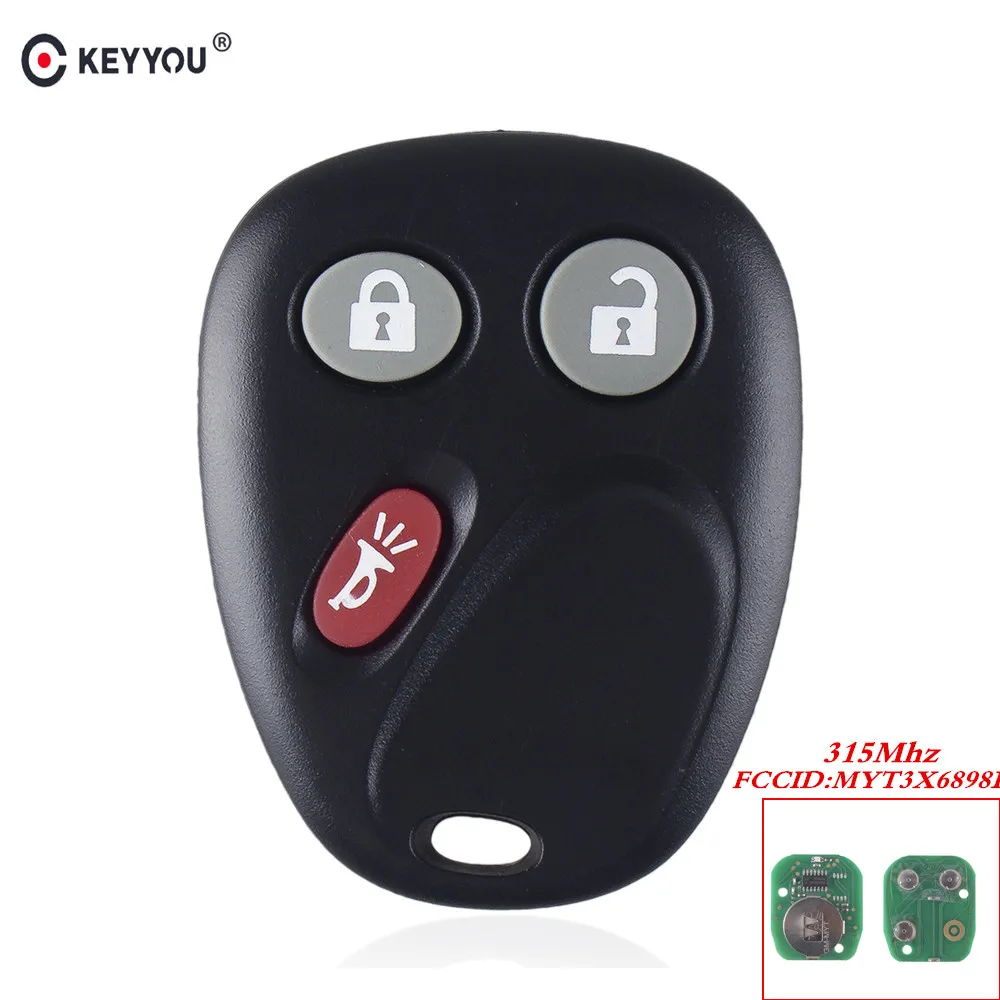 Брелок KEYYOU для Chevrolet GMC Envoy Trailblazer MYT3X6898B 2002 2003 2004 2005 2006 2007 2008 2009 пульт дистанционного