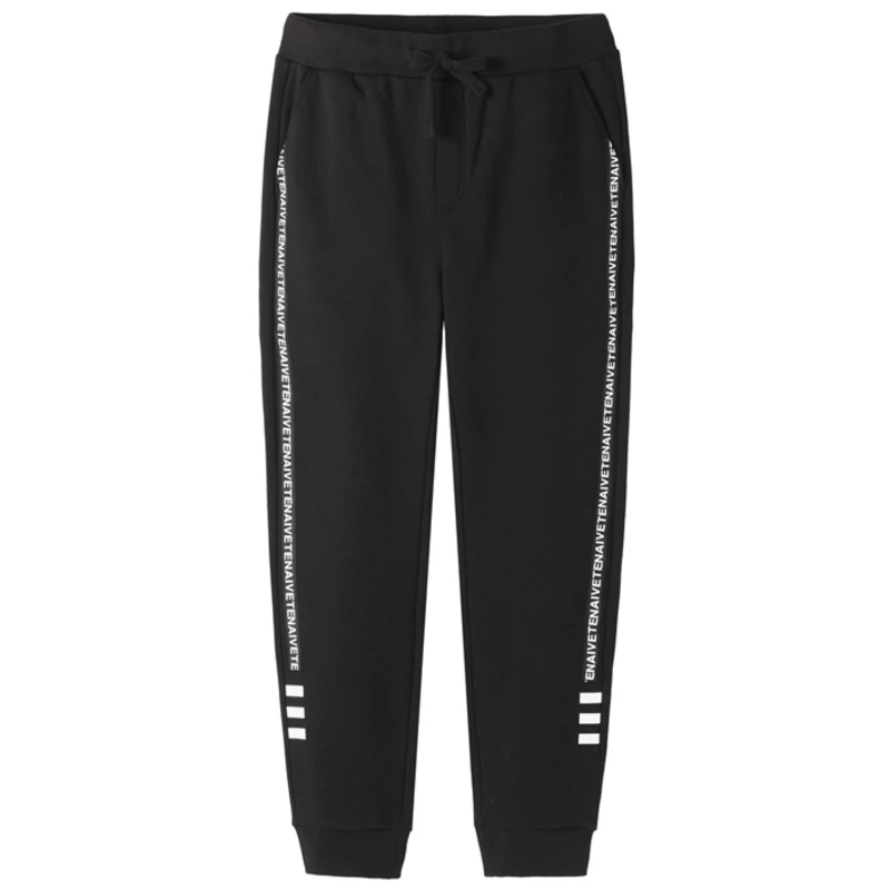 SEMIR брюки мужские толстые теплые флисовые хлопковые спортивные брюки черные брюки эластичные повседневные джоггеры модные уличные джоггеры - Цвет: black