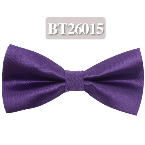 BT26015 Рубашки ярких цветов с галстуком-бабочкой для мужчин, деловые свадебные галстуки-бабочки для взрослых, одноцветные галстуки-бабочки, костюм с бабочками - Цвет: BT26015