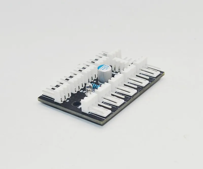 Контроллер скорости вентилятора компьютера PWM/3pin/colling Fan Hub кабель питания от 1 до 10