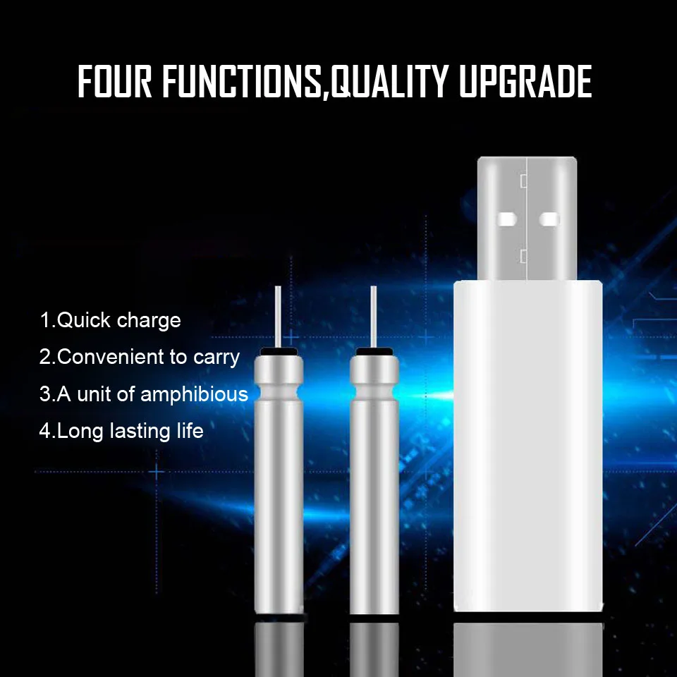 Ходячая рыба поплавок аккумуляторная батарея CR425 USB зарядное устройство для электронных поплавки батареи Аксессуары для ночной рыбалки