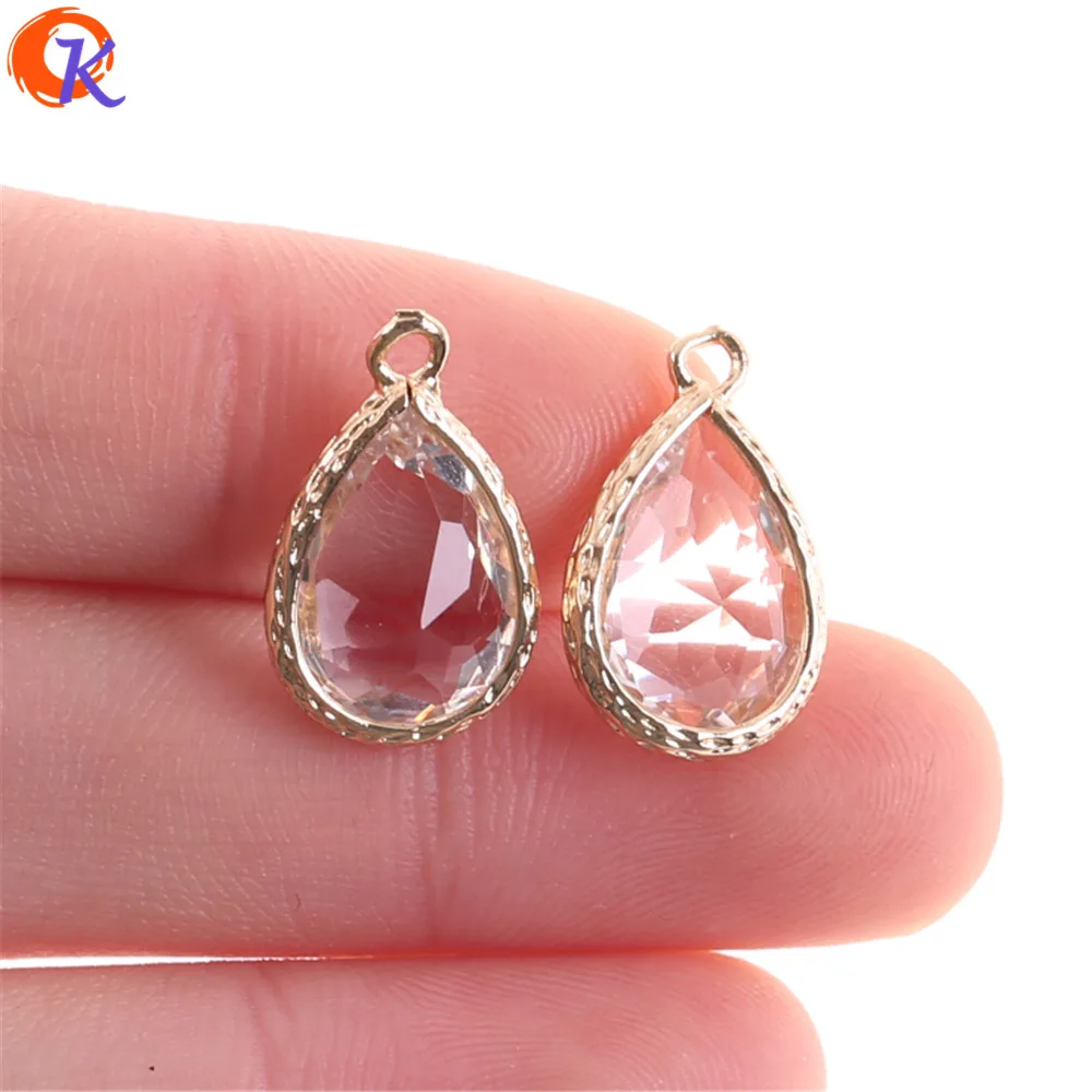 

Cordial Design 100Pcs Jewelry Accessories/Earring Connectors/Crystal DIY Making/Charms Jewelry/Hand Made/Earring Findings
