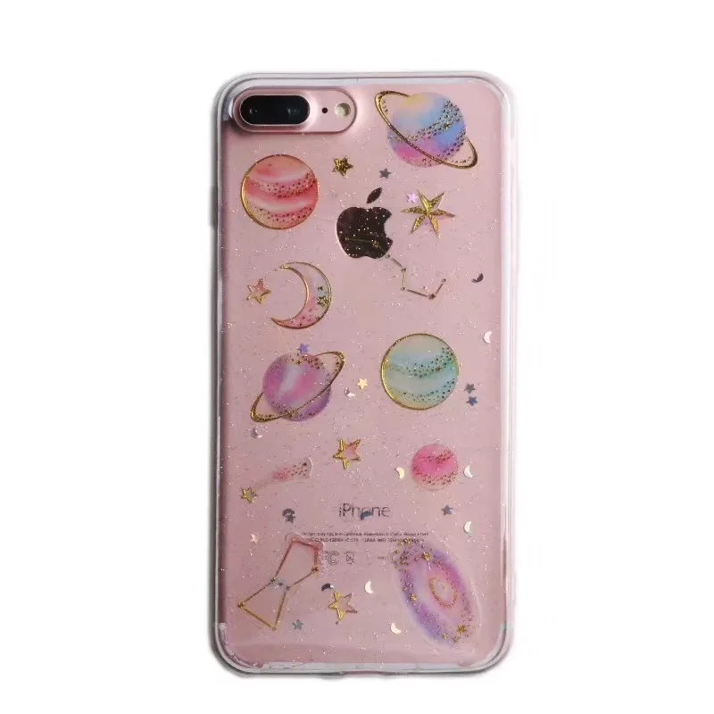 Лидер продаж-украшения Star Universe чехол для телефона iphone 8 Plus Мягкий ТПУ задняя