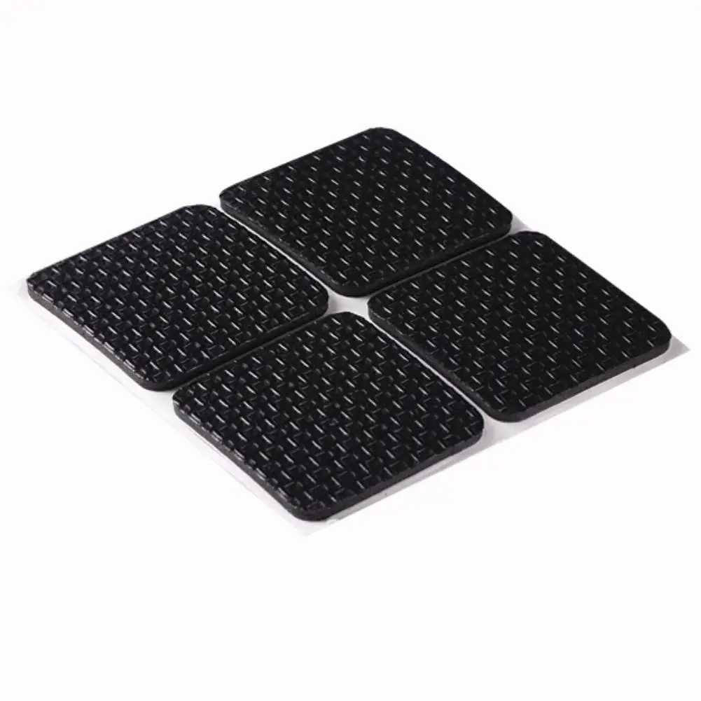square 4cm 16X Нескользящие резиновые ножки для стула, Нескользящие ножки для мебели, ножки для стола, колпачки для пола, резиновые ножки для мебели - Цвет: square 4cm