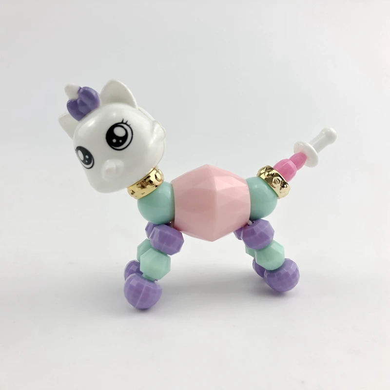 TOY024 Волшебный браслет в виде животного, классические игрушки, жираф, мышь, собака, кошка, модель, крутые браслеты для детей, игрушки, подарок на день рождения, вечерние Игрушки для девочек - Цвет: TOY024