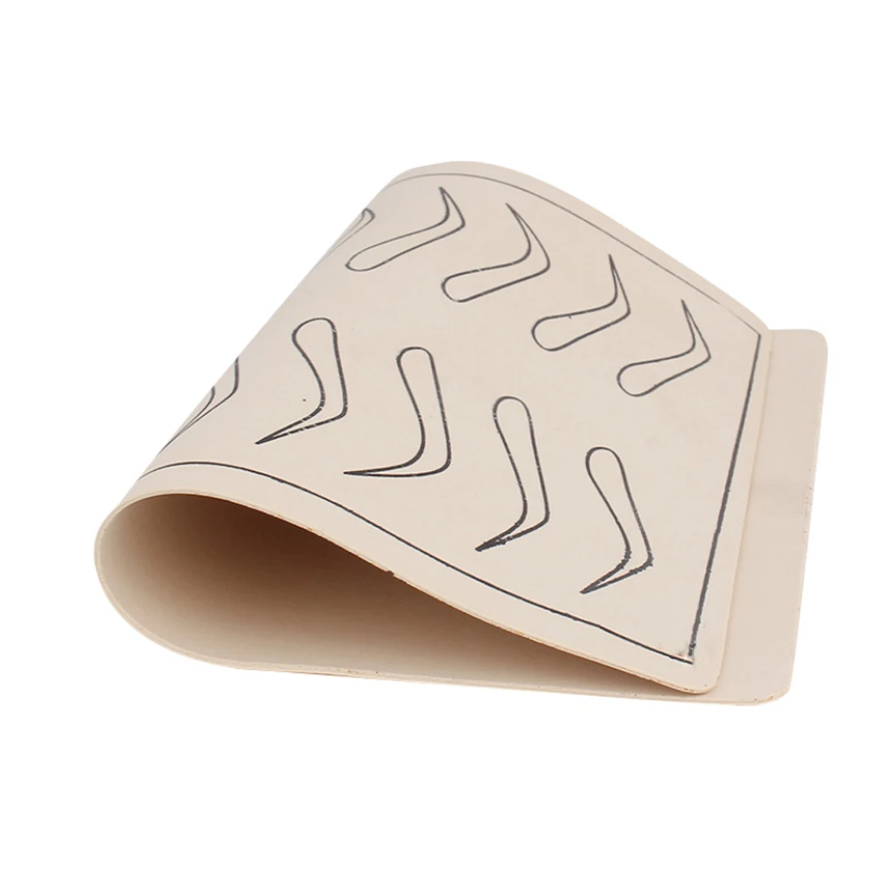 1 шт. татуировки Практика Кожи Лист для мануального татуажа бровей брови