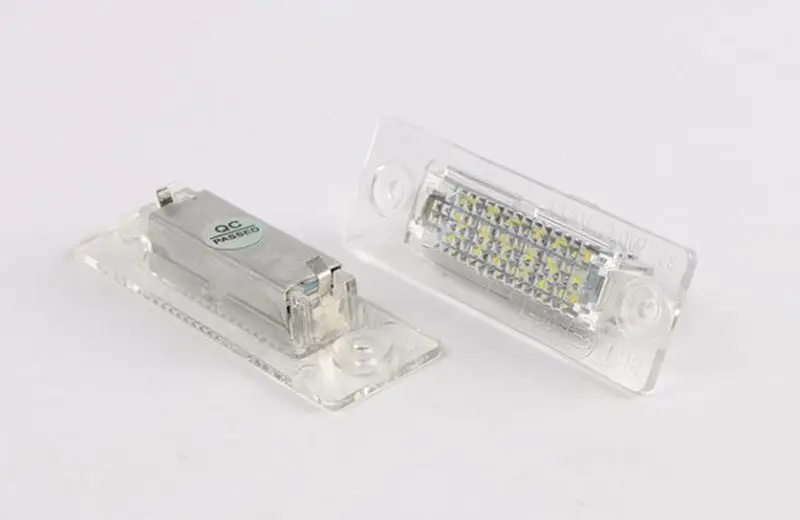 2 шт. подходит для vw t5 белый 18 светодиодный 3528 SMD автомобильный номерной знак лампы для VW/Skoda/Passat B5 Caddy T5