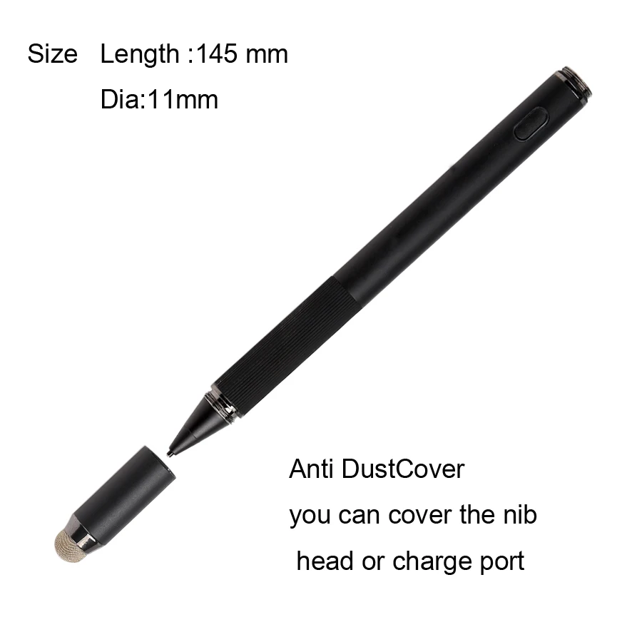 Только 1 4 мм ручка для планшета (2 в 1) стилус рисования IOS и Android stylus slim. Ручка