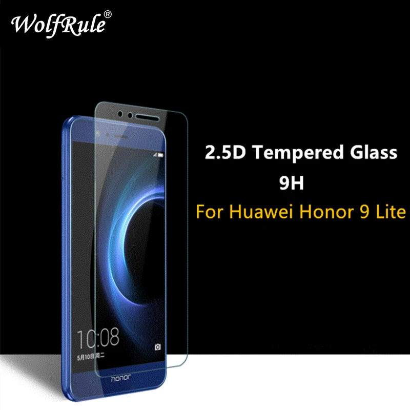2 piezas Protector de pantalla Huawei Honor 9 Lite vidrio templado para Huawei Honor 9 Lite vidrio Honor 9 lite Vidrio Templado-0