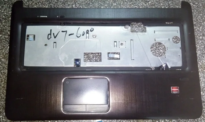 Чехол для hp Pavilion DV7 DV7-6000 DV7-6XXXX 17," lcd задняя/Передняя панель/Упор для рук/Нижняя база/HDD чехол для жесткого диска 665978-001 - Цвет: Palmrest upper 1