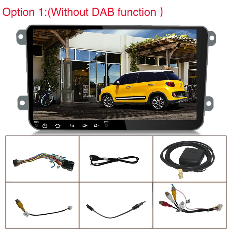 Автомобильный мультимедийный плеер Ghm Android 2 Din радио видео Gps навигация 9 &quotHd