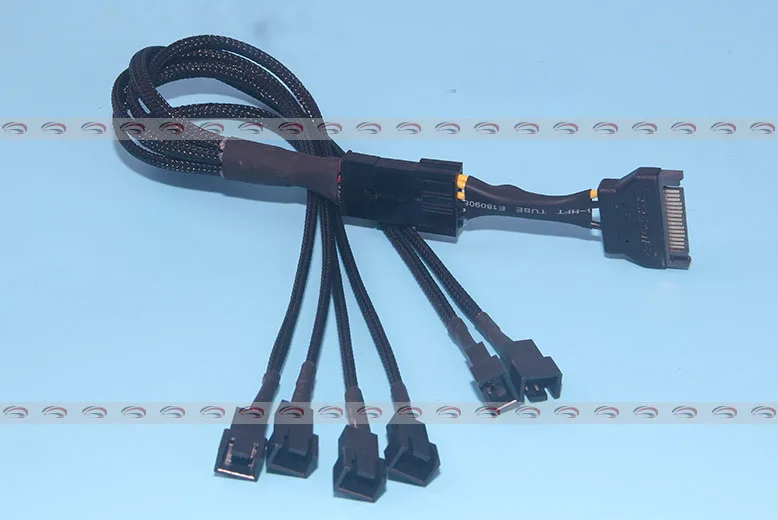 15Pin SATA к 4/6 * 3Pin вентилятор порт адаптер питания кабель Y сплиттер удлинитель