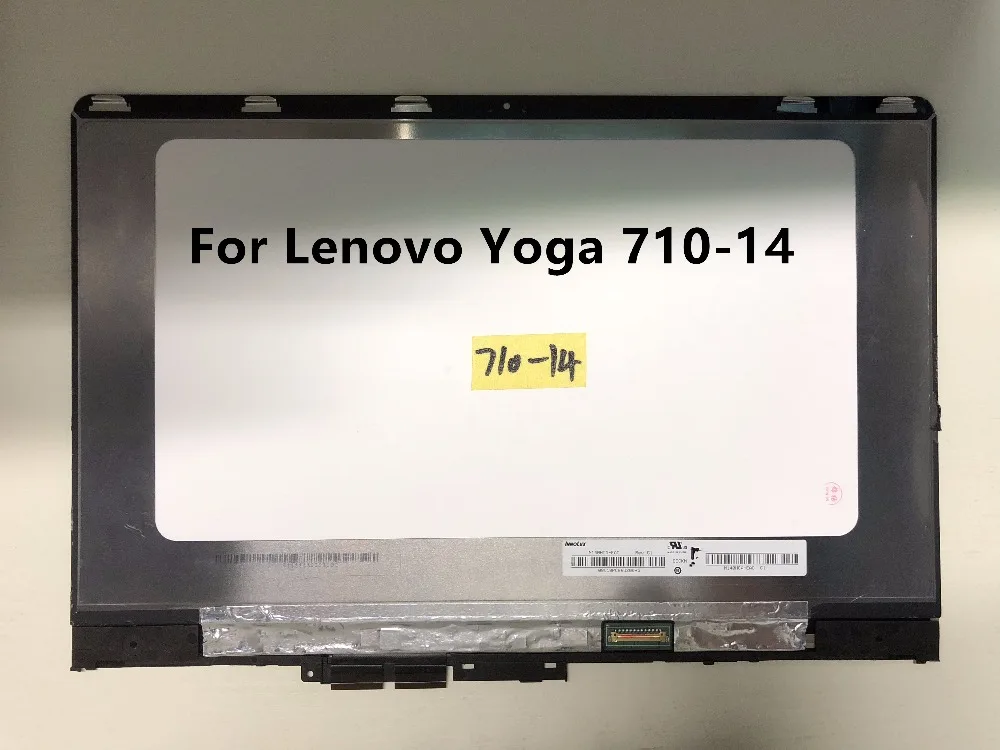Оригинальный Новый ЖК дисплей с сенсорным экраном в сборе для Lenovo Yoga 710 14 14IKB 80V4002NCD