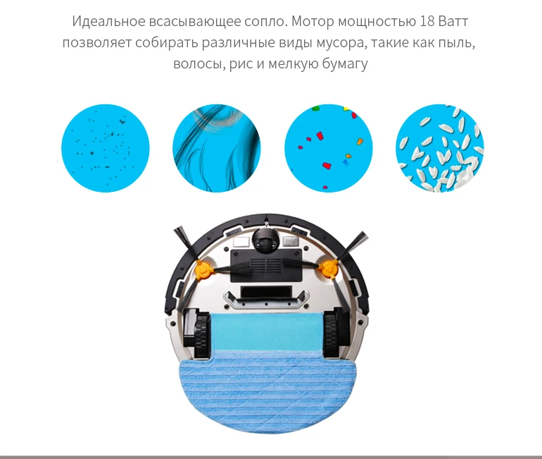 Seebest D750 Тьюринга 1,0 сухой и влажной уборки пылесос робот с водяным баком и гироскоп навигации робот пылесос