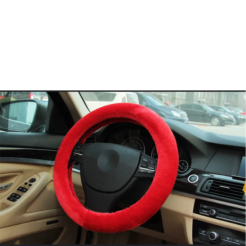 red Мягкие 38 см автомобильные аксессуары заглушка автомобильного колпака на руль для Alfa Romeo 159 Kia Ceed Rio Cerato Sportage Subaru Foreste Impreza Saab - Название цвета: red