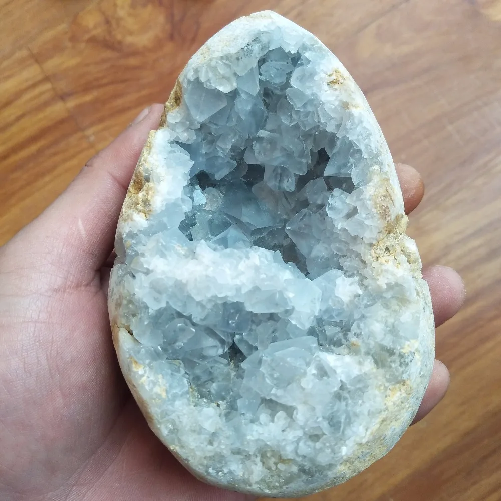 628 г/1568 г натуральный камень Небесный Кристалл кластер geode пещера яйцо целебные