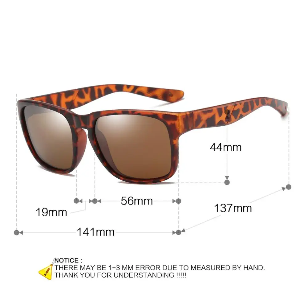 YOJBO квадратные поляризационные мужские солнцезащитные очки 2019 Роскошные