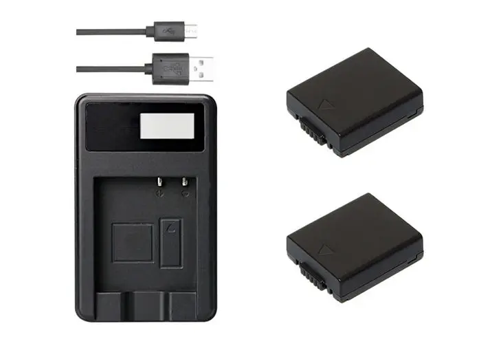 2X CGA S002 CGR DMW BM7 Батарея + USB Зарядное устройство для цифрового фотоаппарата Panasonic Lumix