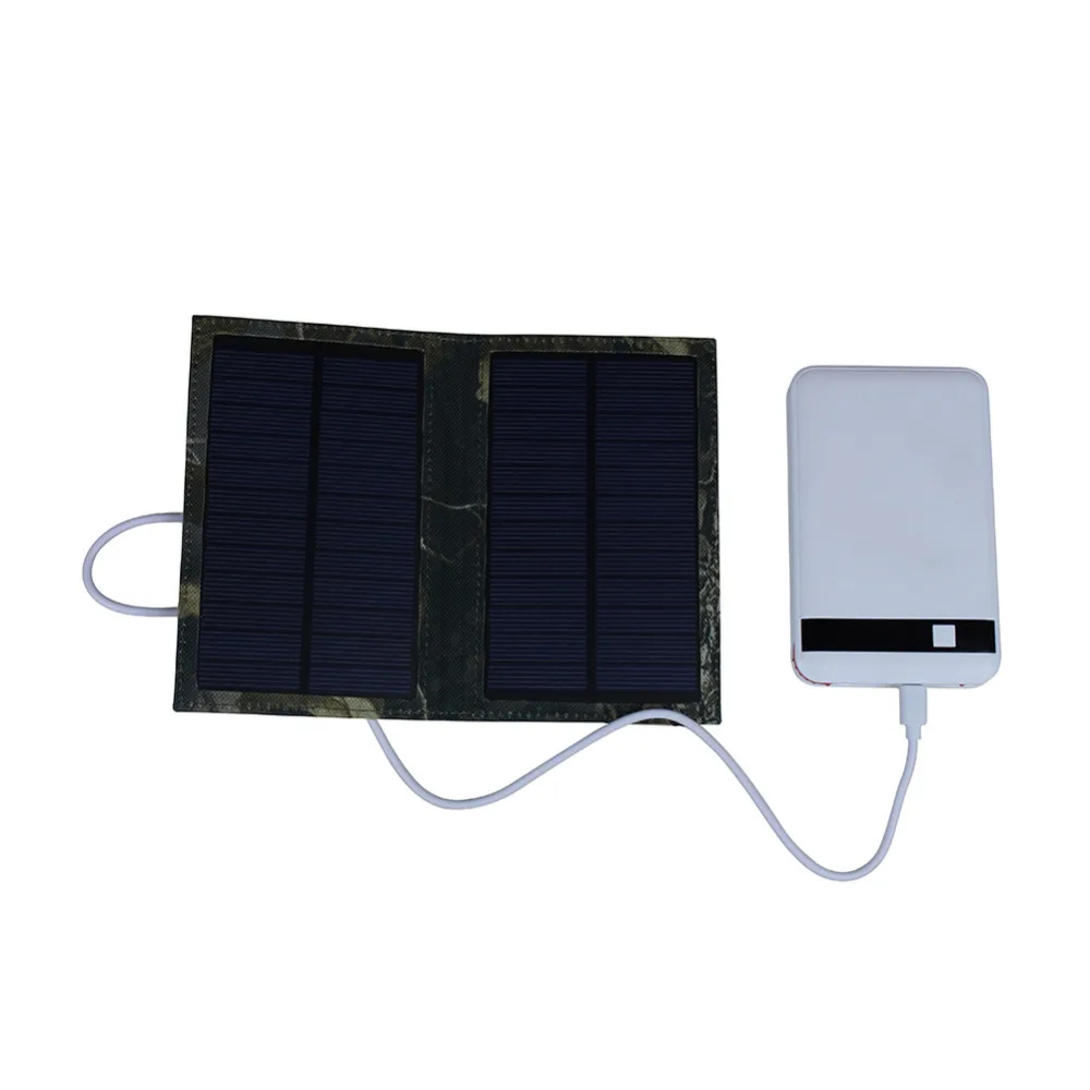 Портативное зарядное устройство для кемпинга походов солнечной батареи 6 Вт|foldable