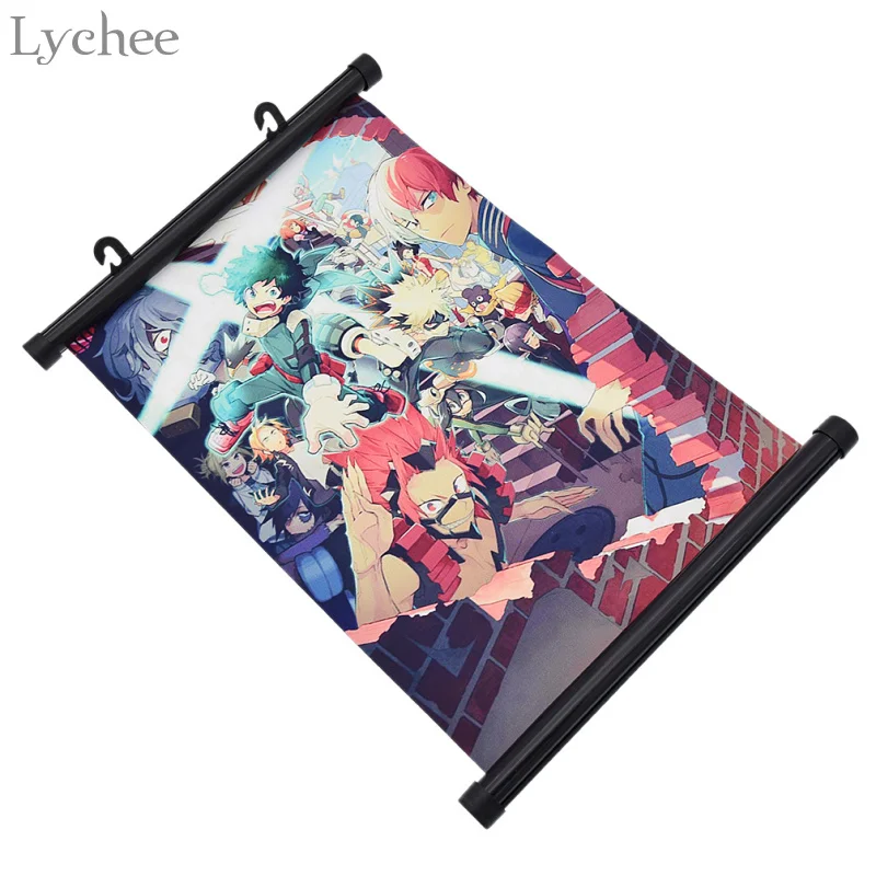 Lychee Японский Аниме Boku no Hero academic холст прокрутка живопись украшение дома