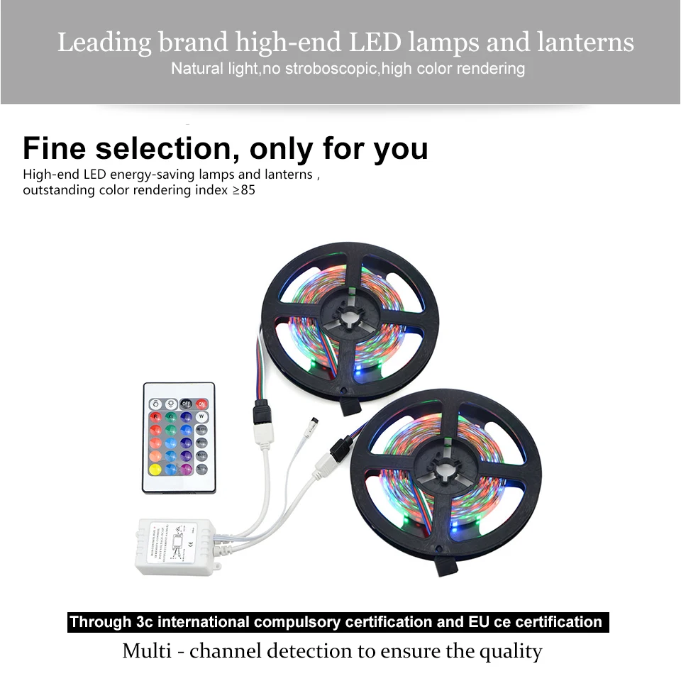 KARWEN RGB Светодиодная лента светильник 5 м 300 светодиодов 2835 SMD 2A адаптер питания высокое качество лента украшение дома лампа