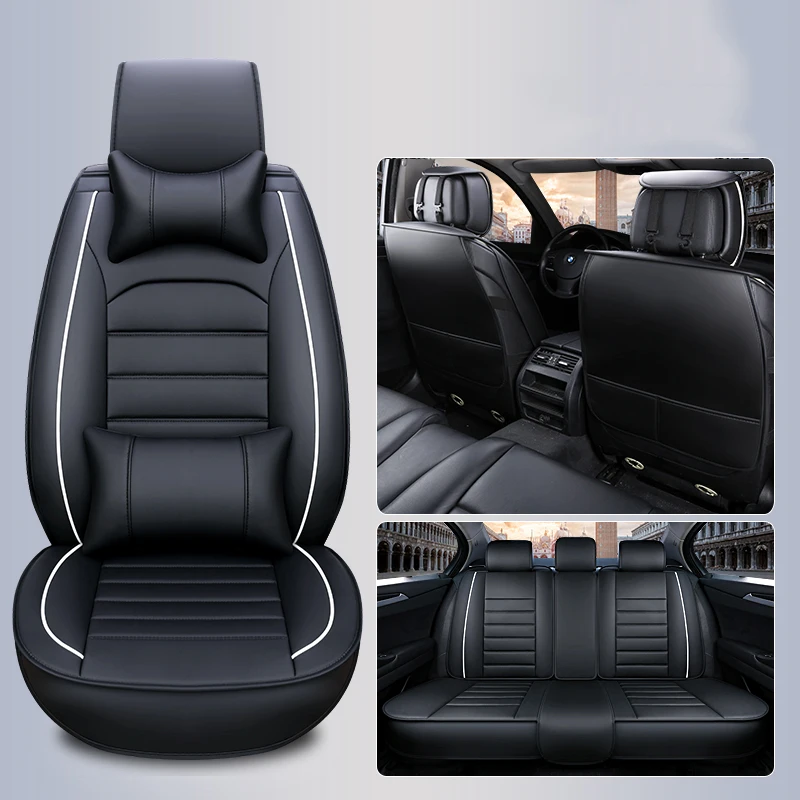 

WLMWL Universal Leather Car seat cover for MG all models MG7 MG5 MG6 MG3 ZS car accessorie car styling auto Cushion