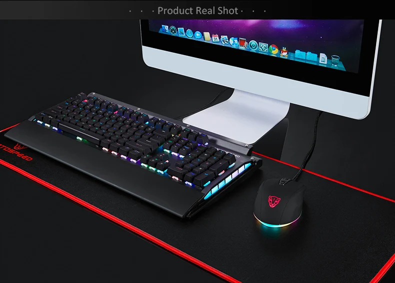 Motospeed V60 5000 точек/дюйм, Проводная игровая мышь 7 клавиш Rato com FIO Компьютерные периферийные устройства