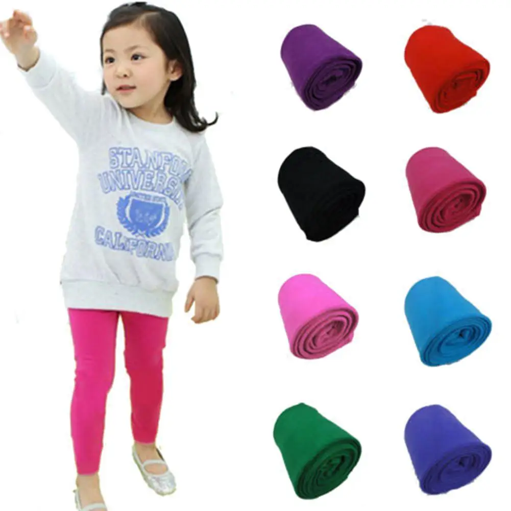 Kidlove хлопковые утолщенные Стрейчевые леггинсы с эластичной резинкой на талии для девочек узкие брюки бархатные теплые леггинсы одежда из хлопка штаны для девочек