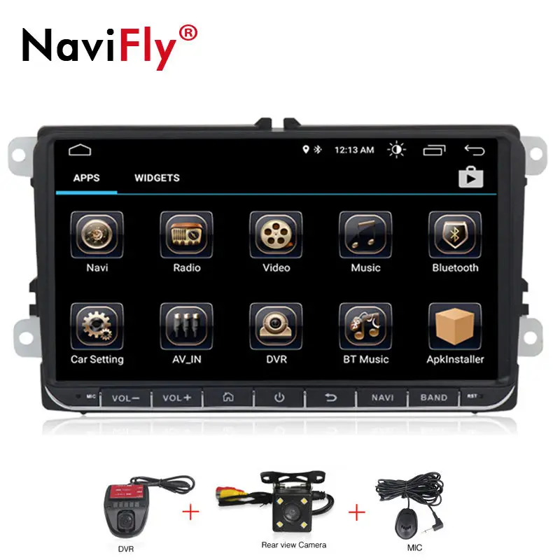 Car dvd camera DVR Немецкие склады " Android 8,0 автомобильный радиоприемник gps навигация для VW Skoda Octavia golf 5 6 touran passat B6 jetta polo tiguan RDS - Цвет: Car dvd camera DVR