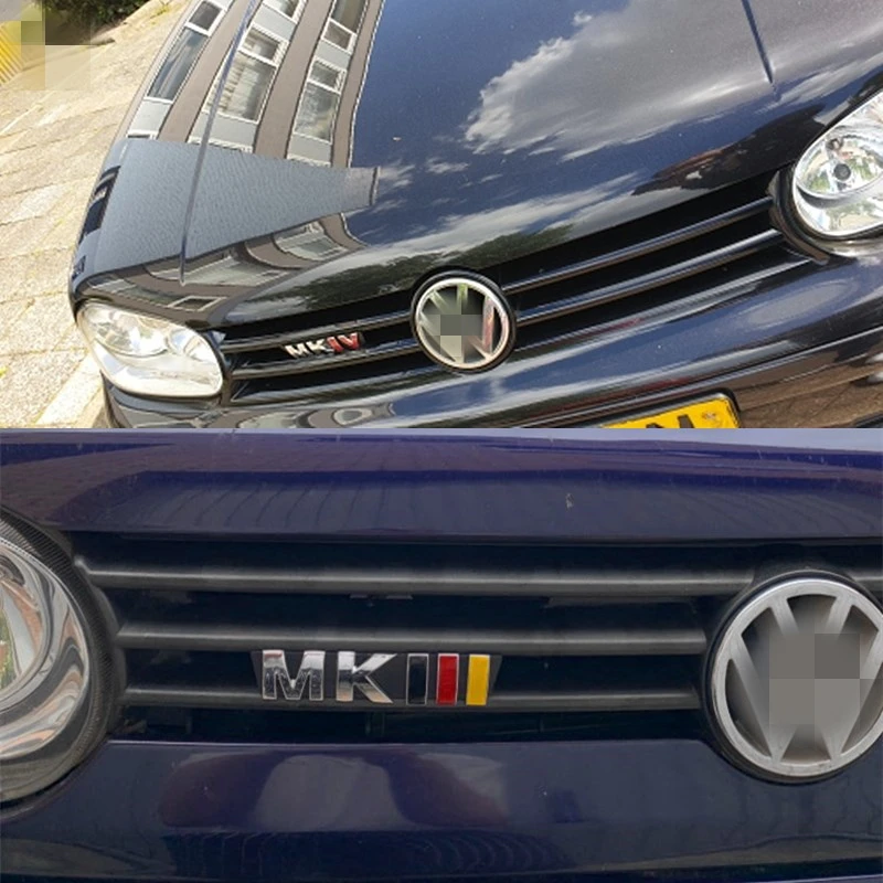 MK3 4 5 6 7 украшение на голову автомобиля передняя решетка значок эмблема для Jetta Golf 4 5 MK4 сотовый передний гриль авто аксессуары