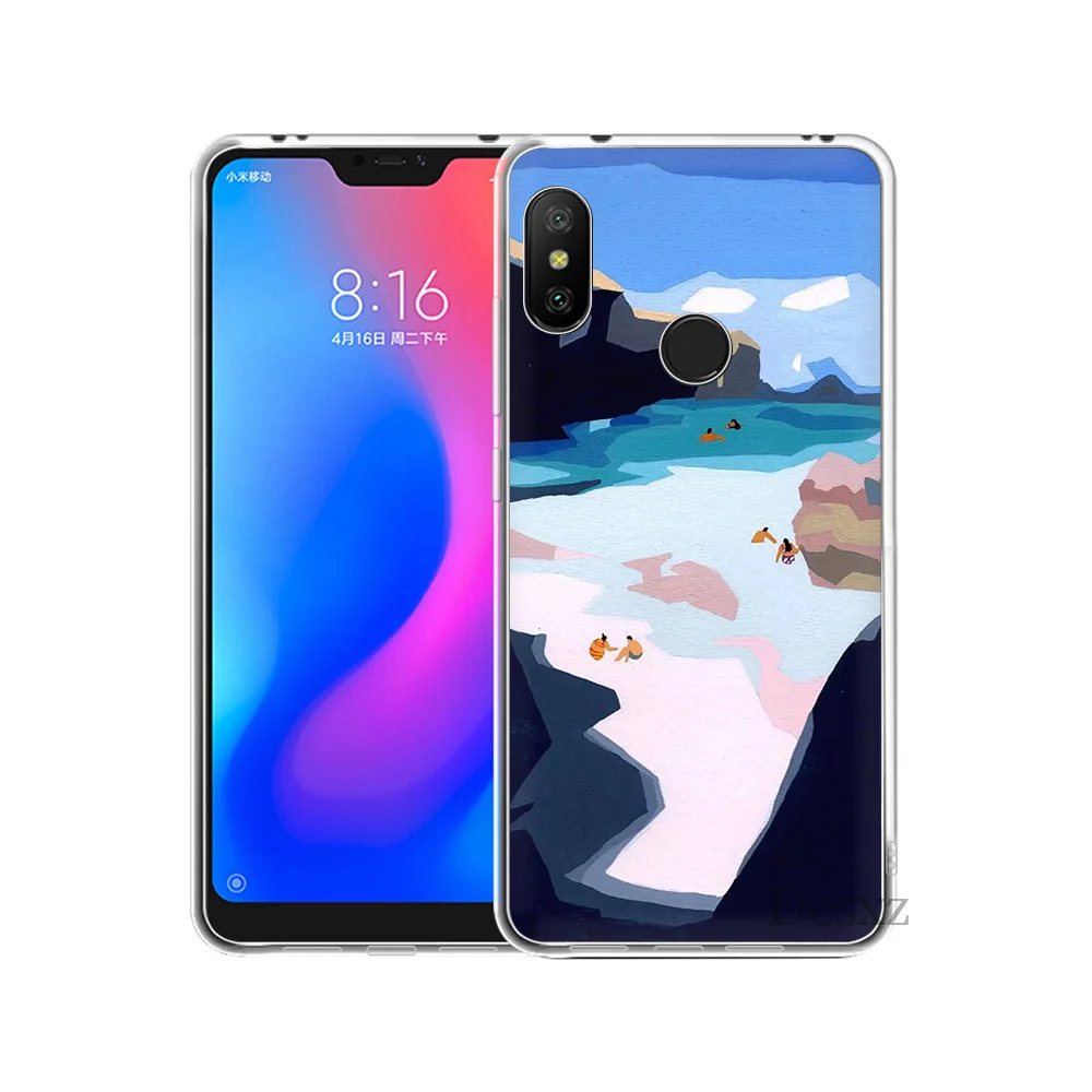 Чехол для телефона летний плавательный бассейн с небом Xiaomi Redmi 3S 3 4 Pro Pro4 Prime 4A 4X 5 5A